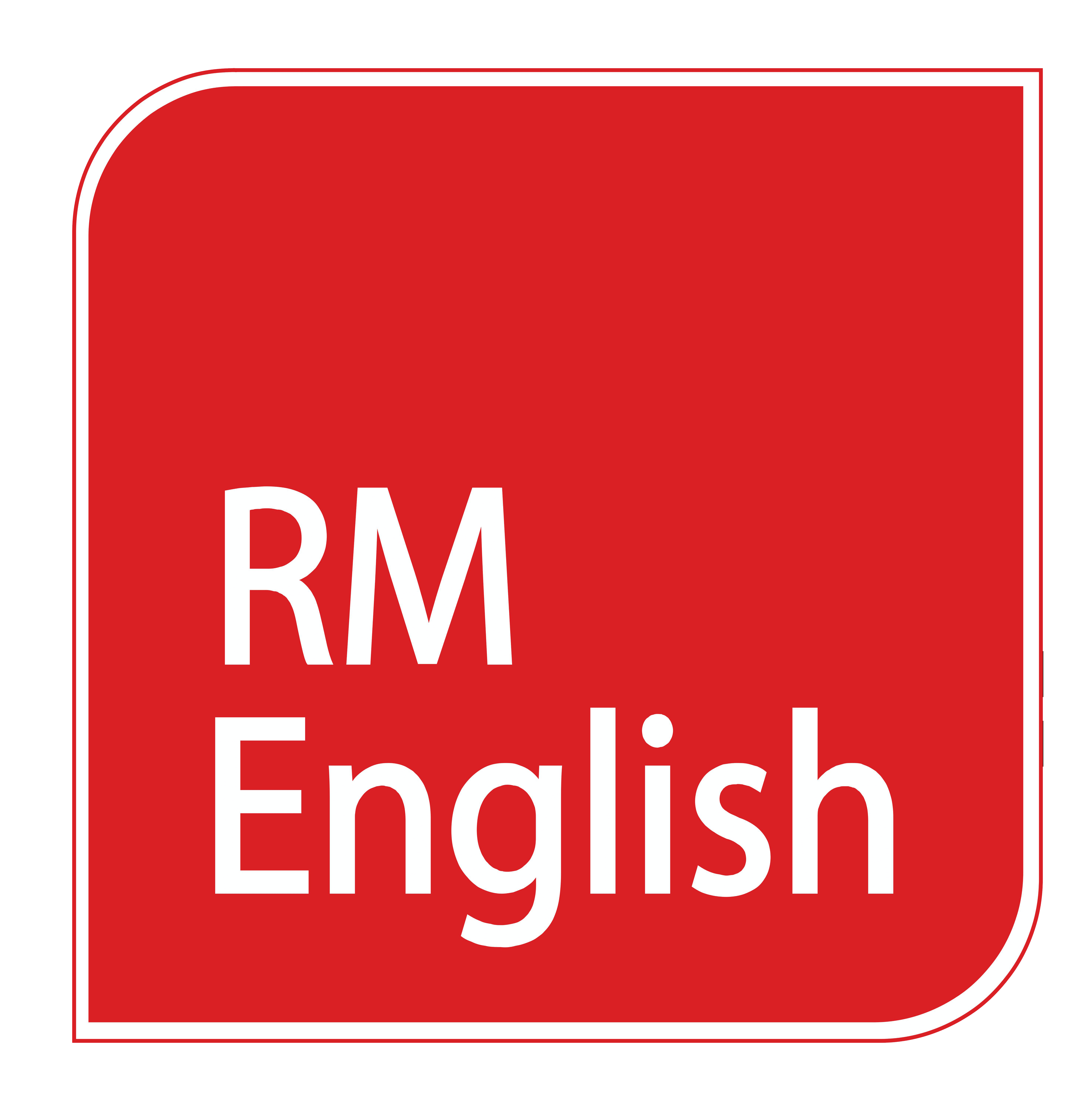 RM English logo